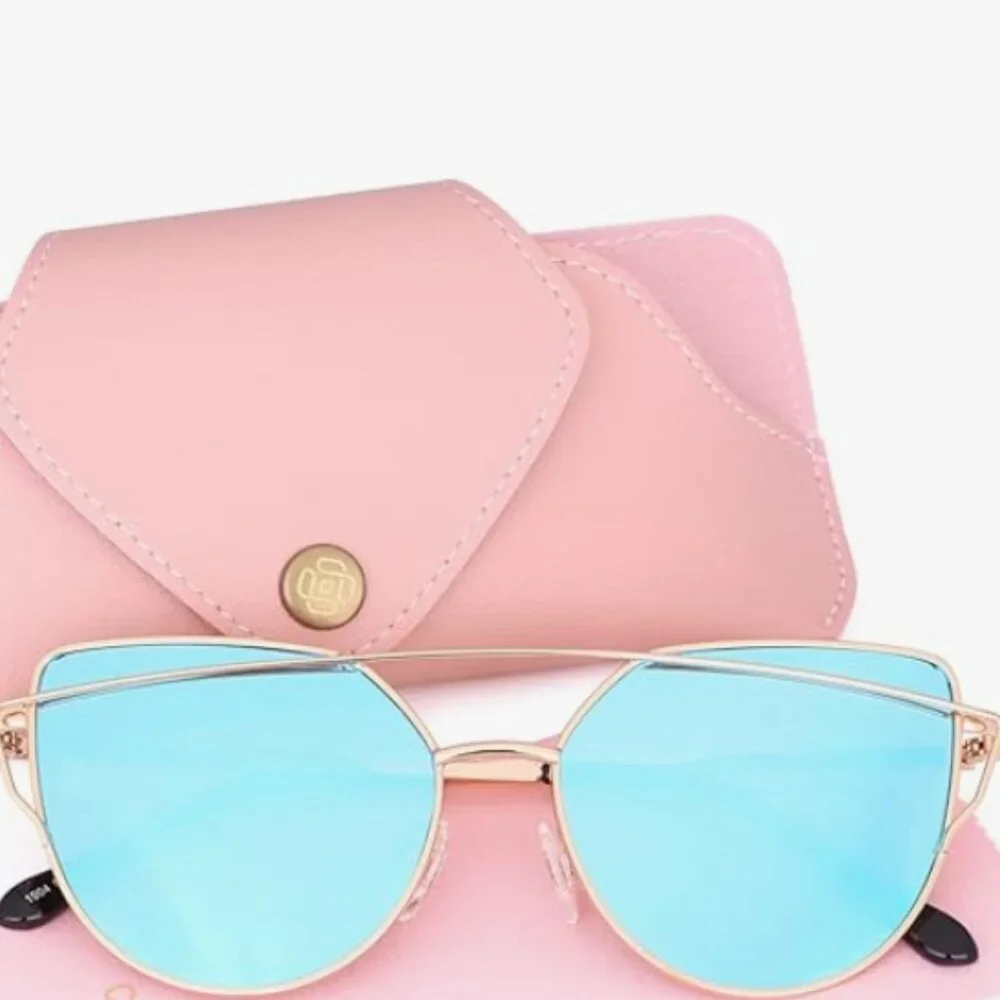 Cat Eye Mirrored Sunglasses – Chic, Protective & Timeless